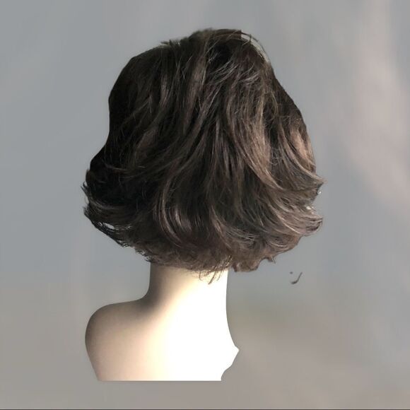 Hair Designer Wig, Short Shag Lace Top, Synthetic - Picture 6 of 10